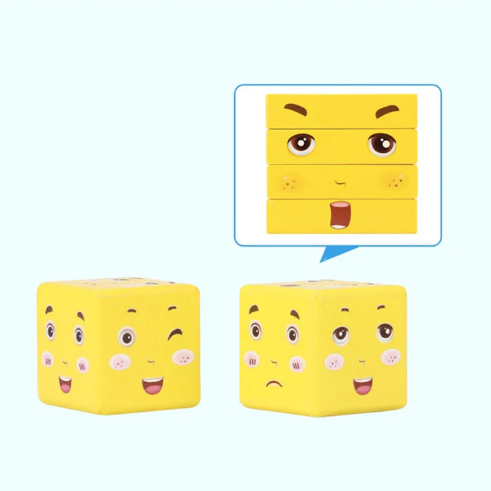 Expression Face Changing Building Blocks