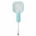Rechargeable USB Mosquito Racket with LED Light for Home Travel