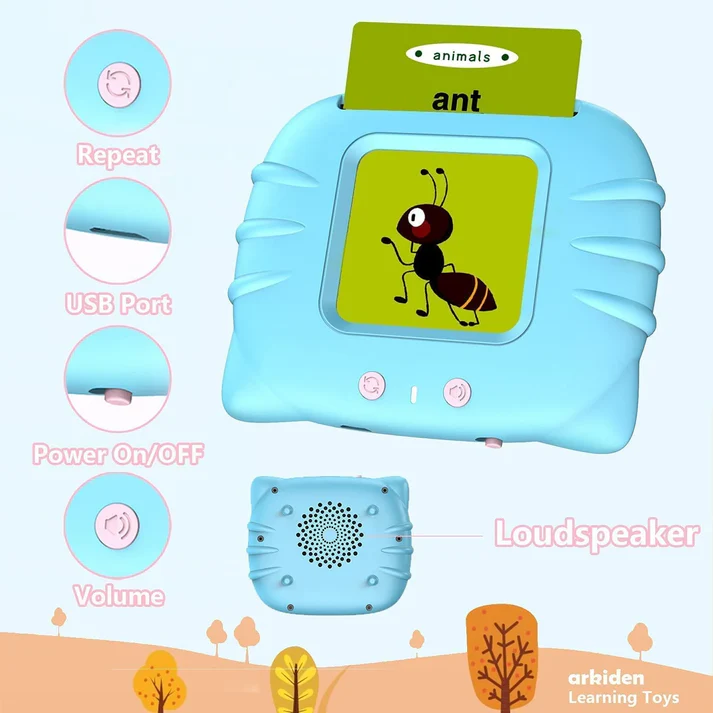Talking Flash Card Educational Game Set for Preschool Kids