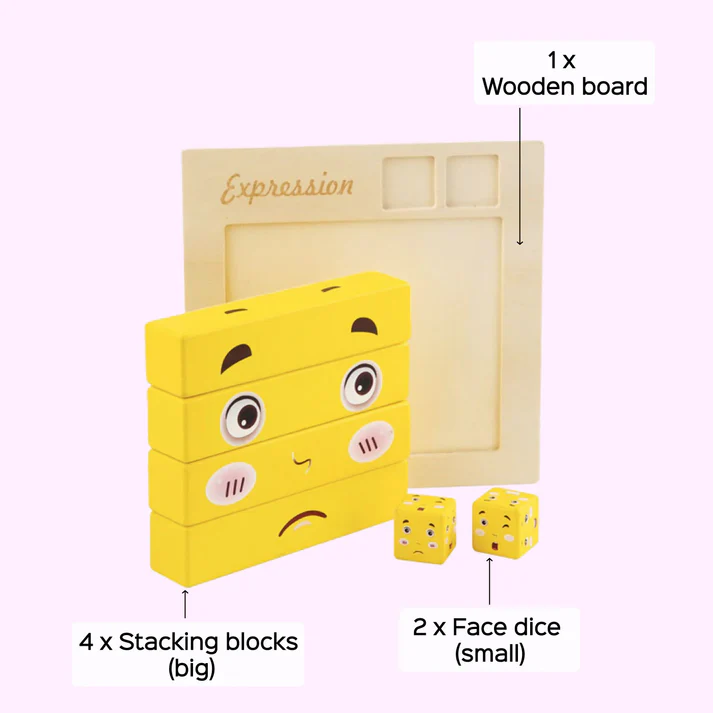 Expression Face Changing Building Blocks