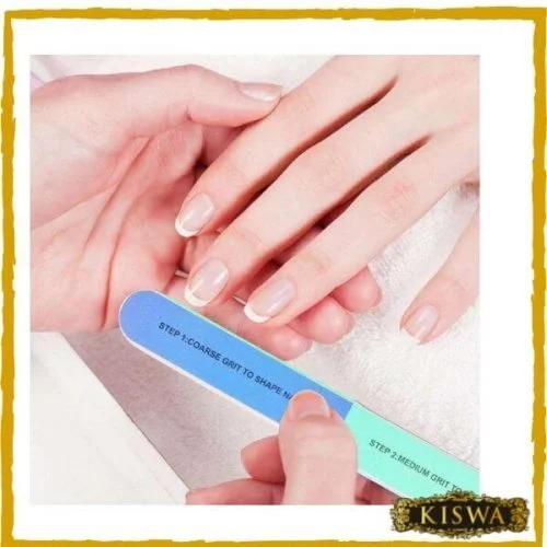 7 Way Nail File and Buffer 7 Steps Washable Professional Manicure and Pedicure Tool