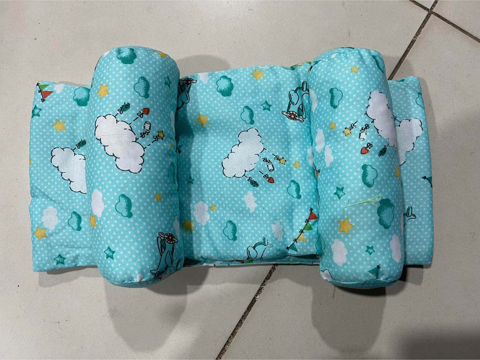 reathable Newborn Head Shaping Pillow for Flat Head Prevention Portable